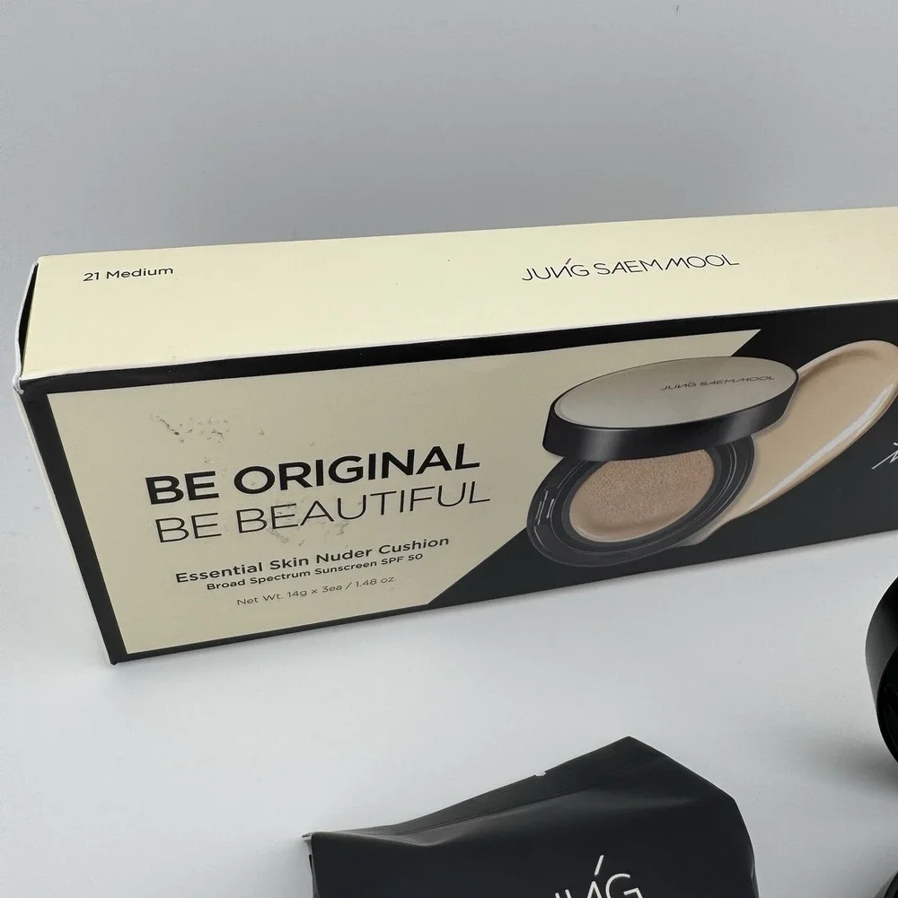 Jung Saem Mool Essential Skin Nuder Cushion set SPF 50 #21 Medium